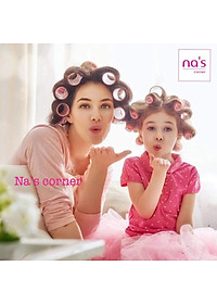 Lô quấn tóc tự dính cuốn uốn phồng tóc mái nhựa (1 cái)