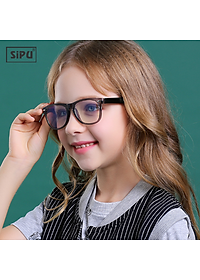 [Kèm Video] Mắt Kính Trẻ Em SiPU Chính Hãng MK07 Chống Ánh Sáng Xanh + Chống gãy - Bé Trai Bé Gái (Kèm Hộp Ô Tô)