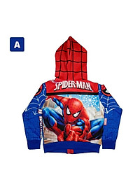 Áo khoác bé trai hình siêu nhân từ11kg-40kg. Chất thun hai da dày mịn - Kiến Lửa