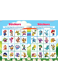 Sách Cùng Khủng Long Tập Viết Chữ Cơ Bản - Chữ Cái Tiếng Anh Viết Thường - Quyển 5 - Sticker Bé Trai