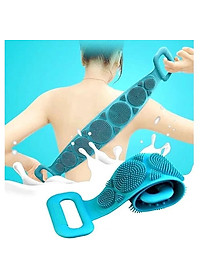 Bộ 3 Dây Tắm Massage Chà Lưng 2 Mặt Cho Gia Đình GROFA - Màu sắc ngẫu nhiên