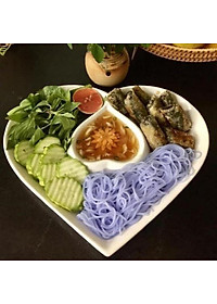 Đĩa tim sứ trắng Bát Tràng (hàng đẹp)