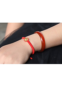 Vòng Tay Kết Dây Hạt Thạch Anh Tóc Vàng Ngọc Quý Gemstones GA28