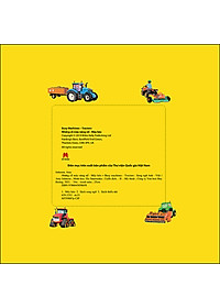 Sách Busy Machines - Tractors: Những Cỗ Máy Năng Nổ - Máy Kéo (Song Ngữ Anh - Việt)
