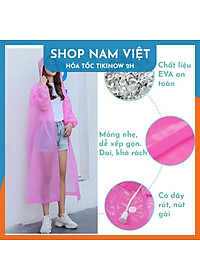 Nơi bán Áo Mưa Một Người Trong Suốt Có Nón Thời Trang, Nhựa EVA Sử Dụng Nhiều Lần