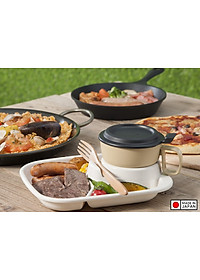 Cốc uống nước Inomata có nắp đậy an toàn giúp giữ gìn vệ sinh cốc & đồ uống bên trong - nội địa Nhật Bản