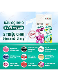 Dầu Gội Khô Batiste 200ml Dry Shampoo Gội khô Anh Chính Hãng 100% UK
