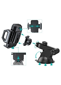 Giá đỡ Choetech T521-S điện thoại kiêm sạc không dây trên ô tô 10W  (Hàng chính hãng)