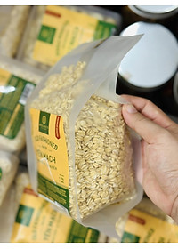 Yến mạch cán dẹt nguyên cám Úc đóng túi/ hũ 500gram thương hiệu Holinut