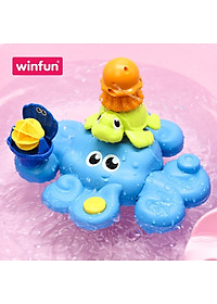 Đồ chơi tắm cho bé - tháp xếp chồng bạch tuộc phun nước vui nhộn Winfun 7117 - Phát triển tư duy logic- kỹ năng cho bé