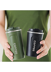 Bình nước giữ nhiệt trà coffee mugs Cleacco Chất Liệu Inox 304 Kiểu Dáng Hiện Đại ( 380 ML ) Boro Sport