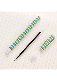 Combo 10 bút mực nước gel in hình hoạt hình chấm bi dải ngân hà nhiều màu khác nhau