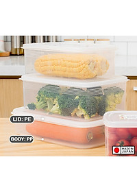 Bộ 03 hộp thực phẩm chữ nhật Nakaya 2000ml hàng nội địa Nhật Bản K.151#