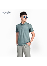 Áo thun nam Polo NOVELTY không túi kiểu dáng Melange 210104N