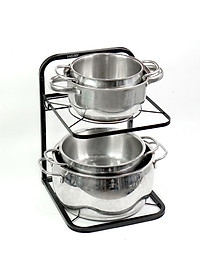Kệ để vung nồi nhiều tầng tùy chọn HOBBY Home Decor KNV1 - đặt dưới bếp hoặc dán lên tường