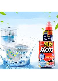 Chai nước thông tắc cống, đường ống, bồn cầu, bồn rửa bát Lion Nhật Bản 450g
