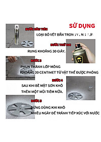 Sơn Bạc Mạ Crom Sơn Xịt Mạ TAIKOMI Sáng Bóng 350ml Chai Sơn Mạ Siêu Bóng Làm Mới Ô tô Xe Máy, Vật Dụng Trang Trí