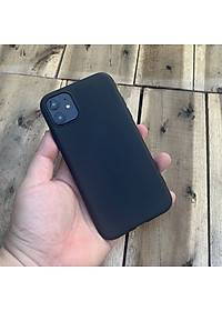 Ốp lưng dẻo mỏng dành cho iPhone 11 - Màu đen