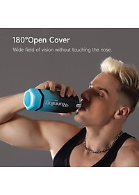 Bình Nước Thể Thao Quange 760ml Chất Liệu Tritan Một Nút Có Nắp Lật Dễ Mang Theo Cho Nam Và Nữ Hàng nhập khẩu