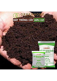 Đất Trồng Cây GreenHome, Lavamix, Bao 20dm3 (10kg), Đầy Đủ Dinh Dưỡng, Dễ Sử Dụng, Chuyên Trồng Rau