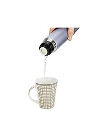 Cốc sứ cao cấp, ly sứ uống nước hoa văn phong cách Châu Âu Smart Cook dung tích 400ML Hàng chính hãng