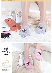 Combo 5 đôi tất lười nữ hình mèo xinh xắn