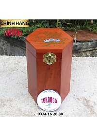 Hộp Đựng Trà Gỗ Tự Nhiên TOKDODO Chạm Khắc Tinh Sảo