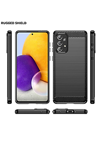 Ốp lưng chống sốc vân kim loại cho Samsung Galaxy A72 hiệu Likgus (chuẩn quân đội, chống va đập, chống vân tay) - Hàng nhập khẩu