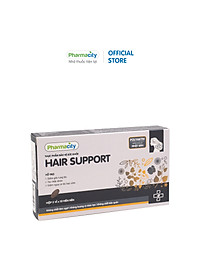 Viên hỗ trợ tóc khỏe, giảm rụng tóc, tóc bạc sớm Pharmacity Hair Support (Hộp 3 vỉ x 10 viên)