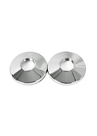 Bộ 02 chiêc chụp chân sen vòi bằng nhựa mạ crome và niken
