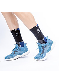 Hộp 5 đôi tất thể thao đá bóng, tennis, cầu lông, chạy bộ chống trơn trượt sợi cotton MRM Manlywear - CB5TTTCDMM