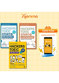 Combo Hackers TOEIC Bứt Phá Điểm Số: Hackers TOEIC Vocabulary + Hackers TOEIC Start Reading + Hackers TOEIC Start Listening
