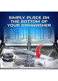  vệ sinh máy rửa bát finish vỉ 3 viên