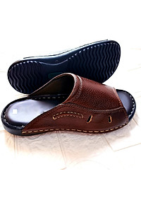 DÉP QUAI NGANG NAM DA BÒ 100%, DA BÒ TỰ NHIÊN, CHẤT LƯỢNG CAO