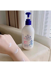 Sữa Dưỡng Thể Hatomugi Chống Nắng Hatomugi SPF31 PA+++ 250g Ban Đêm 250g~400g Body Milk chiết xuất từ hạt ý dĩ duy trì độ ẩm cho da và dưỡng da trắng sáng hiệu quả