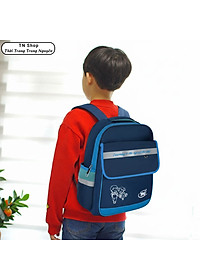 Balo Học Sinh Cấp 1 TN Bags TN.B3014 - Balo Đi Học Cho Bé Trai, Nhẹ Bền, Chống Thấm, Nhiều Ngăn Tiện Lợi