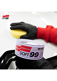 Sáp Vệ Sinh Và Phủ Bóng Sơn Xe Ô Tô Màu Trắng White SOFT99 Wax W-3
