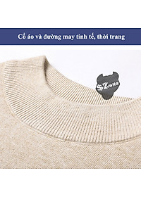 Áo len nam cổ cao 3cm hàng quảng châu vải len mềm mịn kiểu dáng hàn quốc