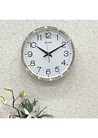 Đồng hồ treo tường Nhật Bản Rhythm CMG494BR18 ,Kích thước 36.0 x 4.4cm, 855g, Vỏ nhựa cao cấp, dùng PIN