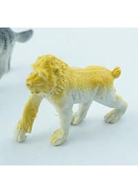 Bộ Mô Hình Nhựa Đồ Chơi 8 con Hổ Rắn Đại Bàng Tê Giác Chó Sói Khỉ Hà Mã PB11