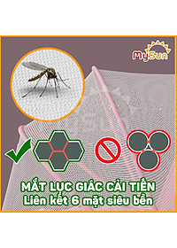 Màn mùng lưới chụp chống muỗi gấp gấp gọn thông minh che chắn cho bé sơ sinh, trẻ em ngủ MySun
