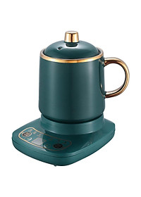 Cốc Chưng Yến, Hầm Cháo Đa Năng Kèm Đế Giữ Nhiệt - Cốc Hâm Nóng Có LED 6 Chế Độ Mẫu Mới 2021