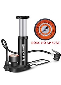 Bơm hơi mini dùng chân cho xe máy, xe đạp, xe hơi đa năng - Henrysa
