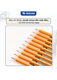 Combo 5 Bút chì gỗ Thiên Long GP-018- Độ cứng 2B