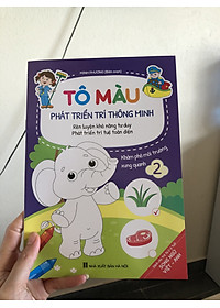 Bộ 8 cuốn Tô Màu Phát Triển Trí Thông Minh Dành Cho Bé 2-6 tuổi Song Ngữ Việt Anh Rèn Luyện Khả Năng Tư Duy Phát Triển Trí Tuệ Toàn Diện