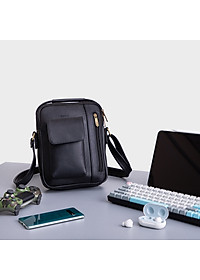 Túi Trita ( Thời trang nam phối ngăn - Túi đeo chéo da RTN3 )