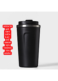 Cốc giữ nhiệt 510ml KHẮC TÊN ly coffee inox 304, bình giữ nhiệt 12h tặng Sticker trang trí