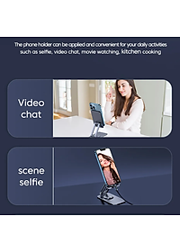 Giá đỡ kệ đỡ hợp kim nhôm cho điện thoại / máy tính bảng xoay 360 độ hiệu HOTCASE Rotation Stand - xoay mọi góc độ, thiết kế hợp kim nhôm nguyên khối cao cấp, chịu được trọng lượng 7.5kg - Hàng nhập khẩu
