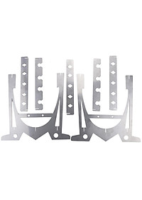 Portable Lightweight Folding Camping Stove Grill Stoves for Campfire Grill BBQ Traveling Picnic Cooking Burner