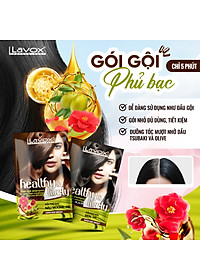 Gội Phủ Bạc 100% Siêu Dưỡng 30ml Lavox - Nâu Đen 